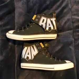 NEW Converse BATMAN Black Shoes Size 6